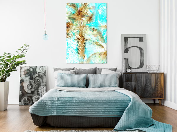 Kunstdruck auf Leinwand 'Forbidden Paradise Vertical'