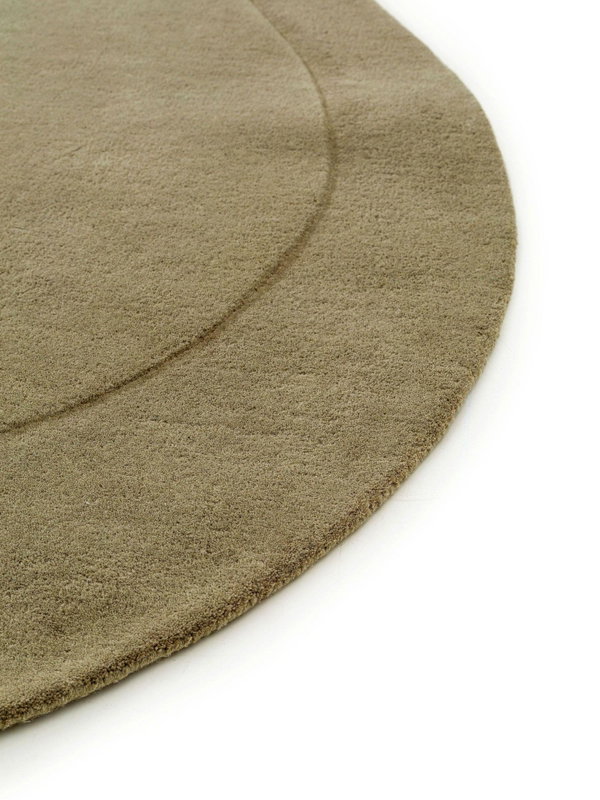 Design Wollteppich Shape Hellgrün