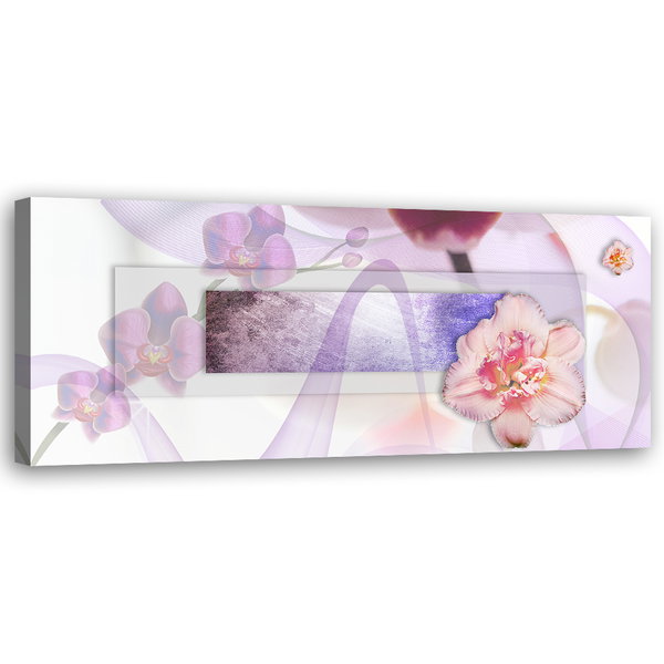 Canvas Poster 'Whispers of Orchid Bliss'