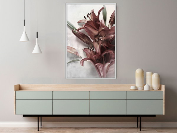 Poster 'Burgundy Solace'