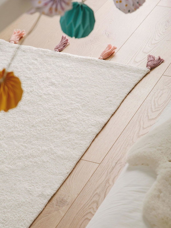Design Waschbarer Kinderteppich Malu Rosa I
