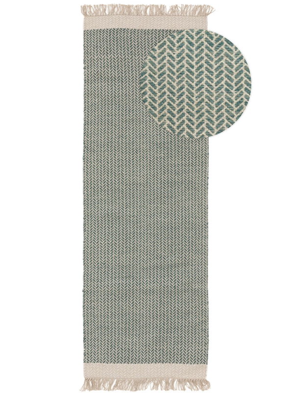 Design Wollteppich Kim Mint