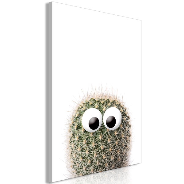 Impression sur toile 'Cactus With Eyes Vertical'