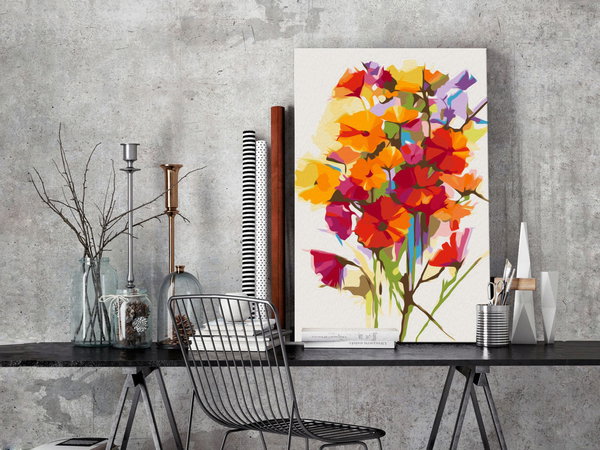 Malen nach Zahlen für Erwachsene 'Summer Flowers'