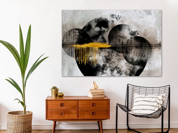Kunstdruck auf Leinwand 'Noble Moon Wide'