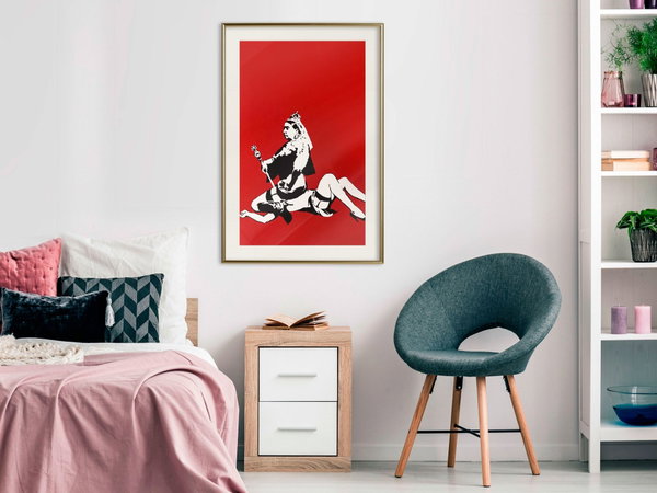 Poster 'Banksy: Queen Victoria'