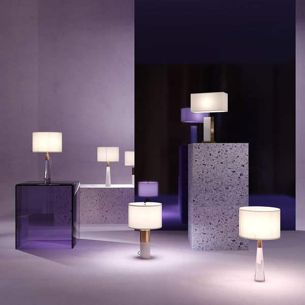 Tischlampe 'Bianco 1'