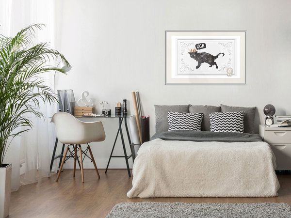 Poster 'Cat in Crown'