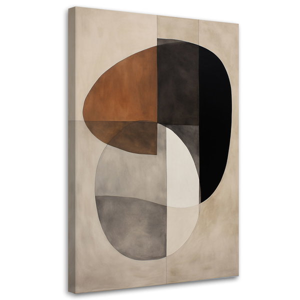 Kunstdruck auf Leinwand 'Earthy Geometrics'