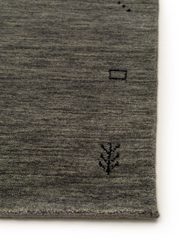 Design Wollteppich Jamal Grau