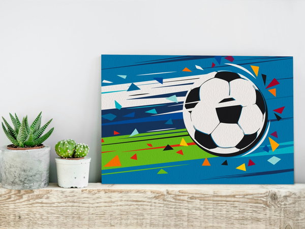 Malen nach Zahlen für Erwachsene 'Shoot and Goal!'