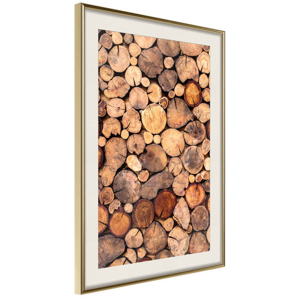 Poster 'Log Pile'