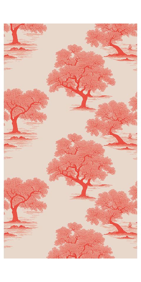 Behang 'Tranquil Trees' 159x280cm