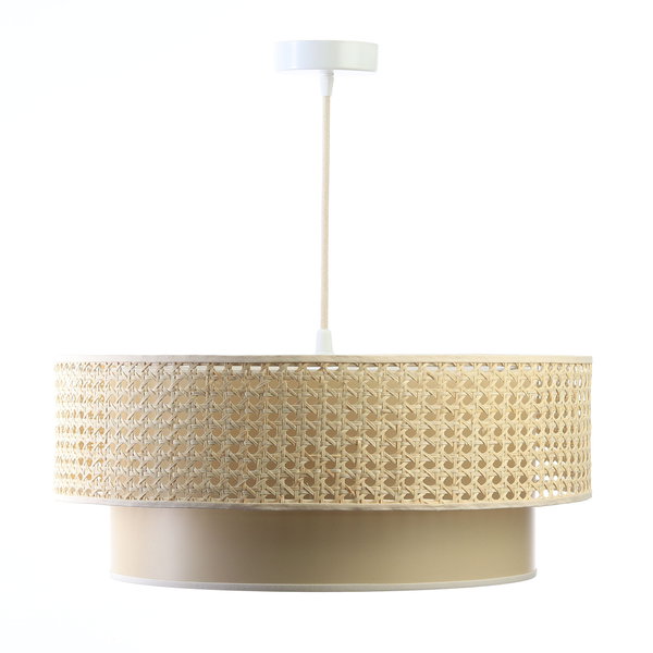 Pendelleuchte 'Rattan Lacey Warm 1'