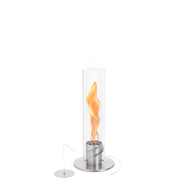 SPIN 900 Tabletop fireplace silver Kültér &amp; beltér