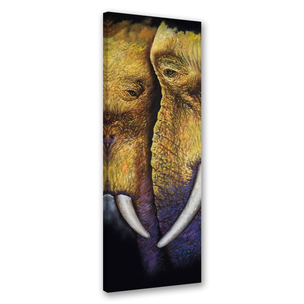 Canvas Print 'Elephant Close-Up 1'
