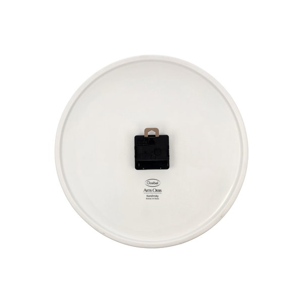 Porzellan Wanduhr 'Kandinsky Circles' von Wassily Kandinsky