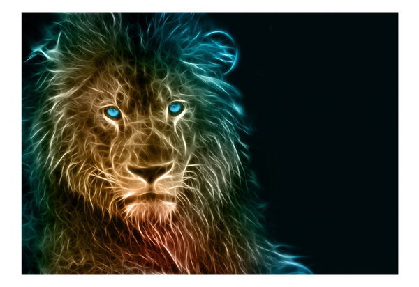 Tapete 'Abstract lion'
