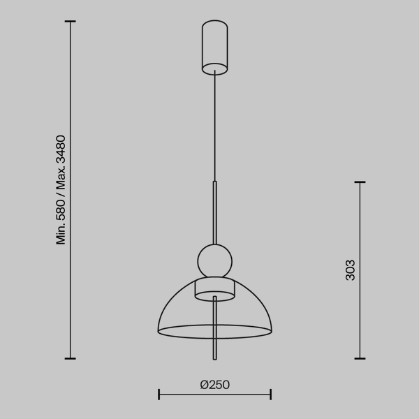 Lampa Wisząca 'Bangkok 8'