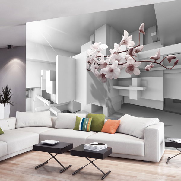 Selbstklebende Tapete 'Orchideenillusion'