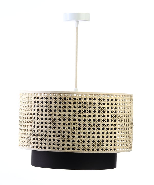 Pendelleuchte 'Rattan Lacey Surreal 1'