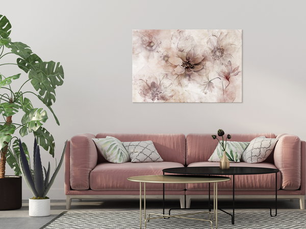 Kunstdruck auf Leinwand 'Flolar Poem Wide'