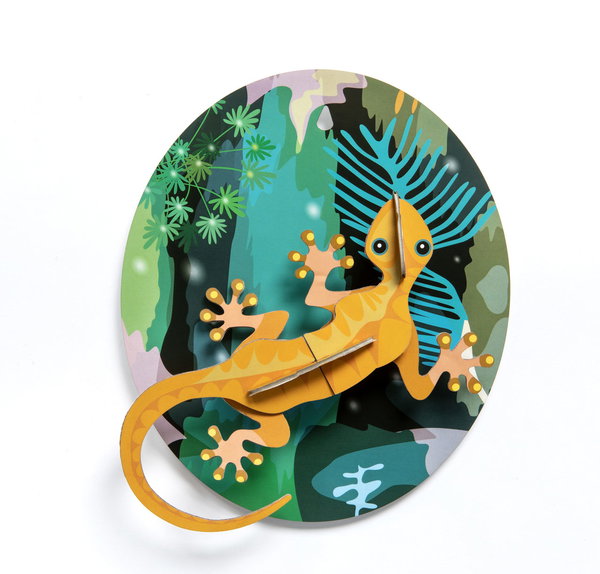 Objet mural en carton 'Jungle Gecko Decor'