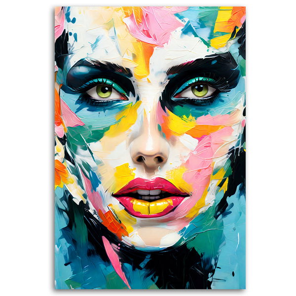 Kunstdruck auf Leinwand 'Prismatic Gaze'