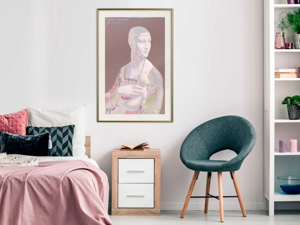 Poster 'Pastel Lady'