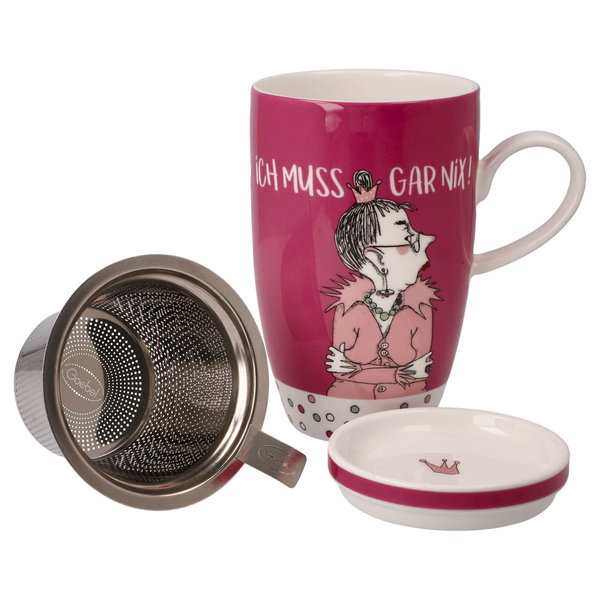 Goebel Theemok met Zeef en Deksel 'Nothing at all'