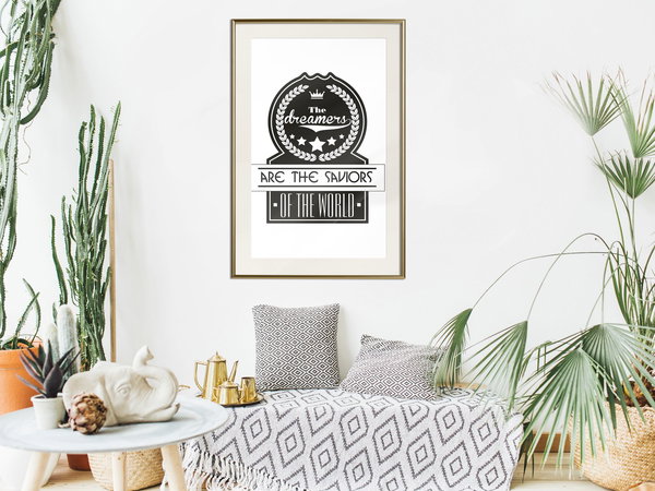 Poster 'The Dreamers Are the Saviors of the World'