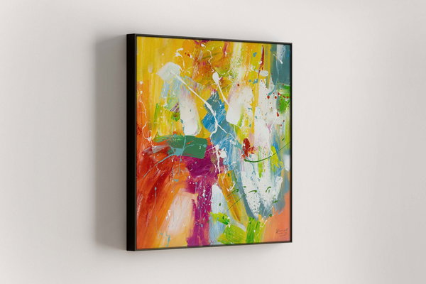 Acrylgemälde 'When I am with You' 80x80cm | Limitierte, handsignierte Edition