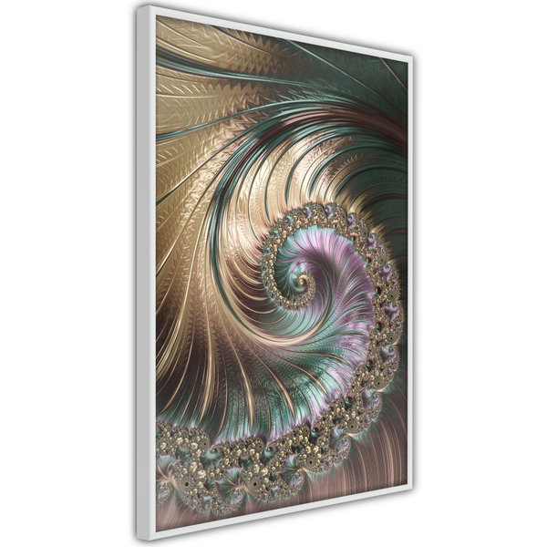 Poster 'Iridescent Spiral'