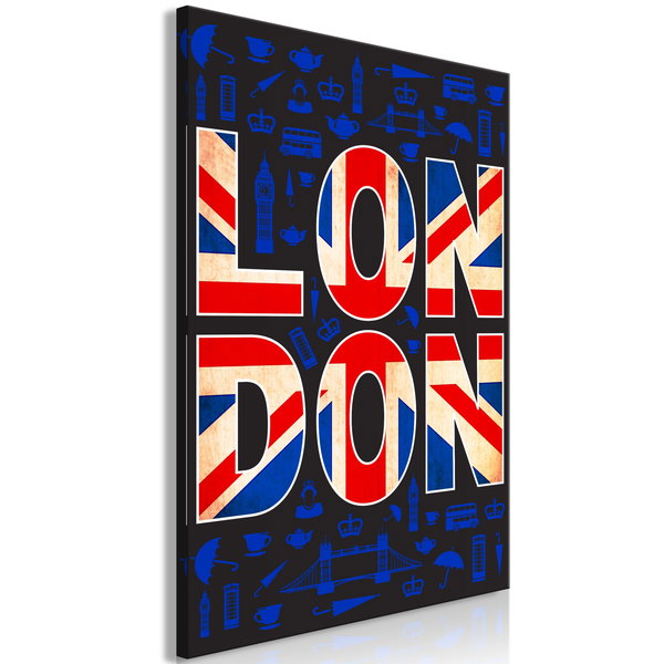 Impressão em tela 'City of Culture Vertical'