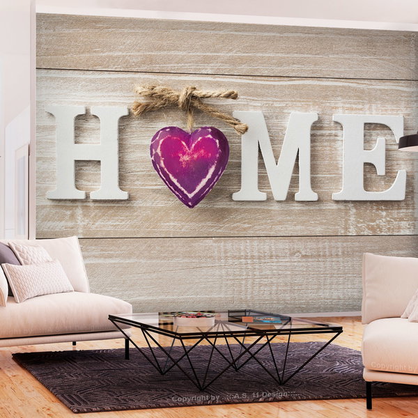 Samoljepljiva tapeta 'Home Heart (Violet)'