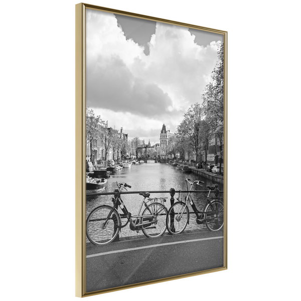 Poster 'Bicycles Against Canal'