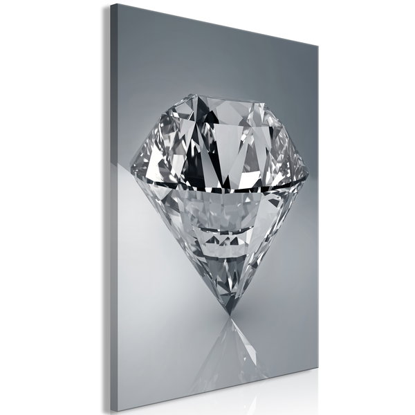 Kunstdruk op canvas 'Winter Symbols Vertical'