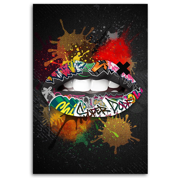 Kunstdruck auf Leinwand 'Urban Expression'