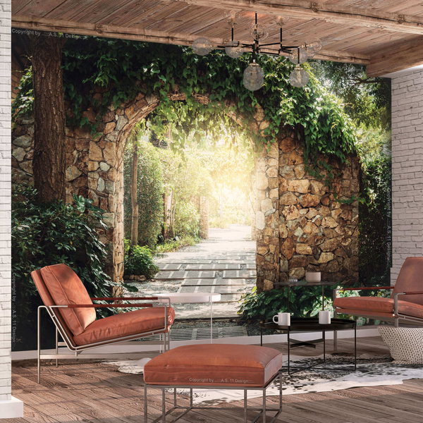 Selbstklebende Tapete 'Secret Garden'