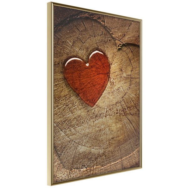 Poster 'Carved Heart'