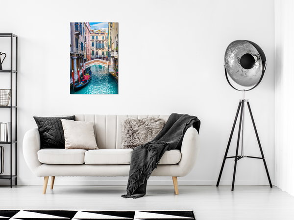 Kunstdruck auf Leinwand 'Holiday Moment Vertical'