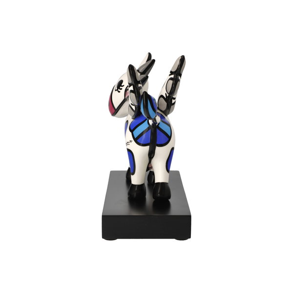 Porzellan Figur 'Die fliegende Kuh' von Romero Britto 20x19x9cm