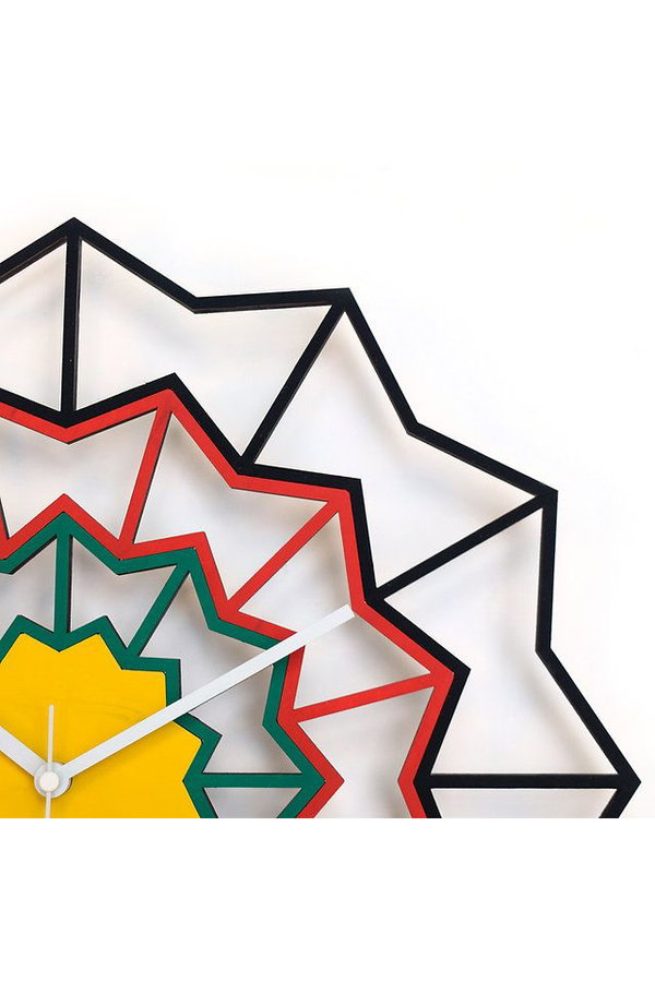 Wanduhr 'Chevron Africa'