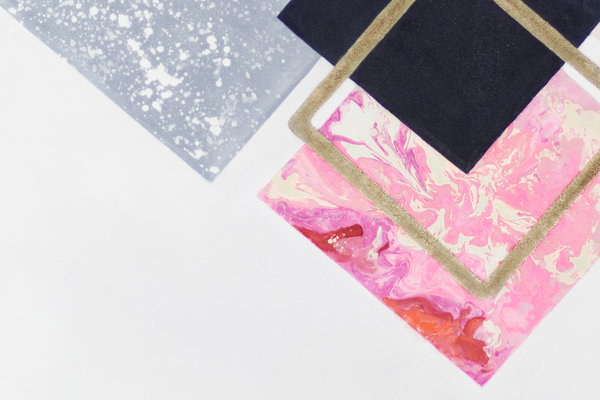 Großzügig aufgetragene Farben