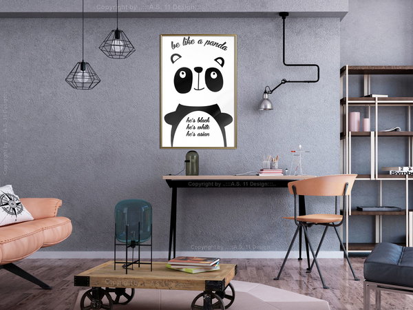 Poster 'Be Like a Panda'