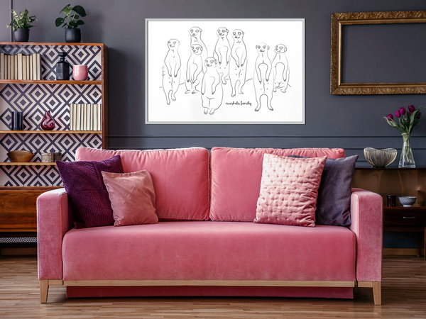 Poster 'Meerkats Family'