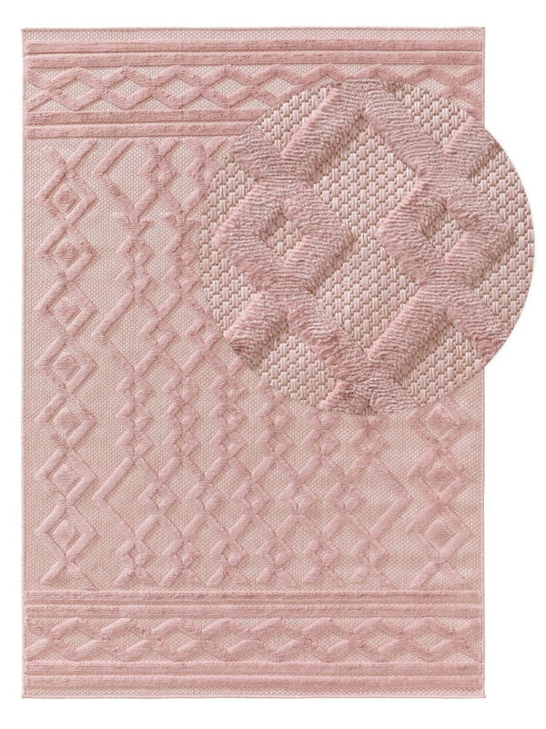 Design In- &amp; Outdoor-Teppich Bonte Rosa