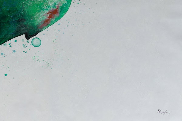 Großzügig aufgetragene Farben