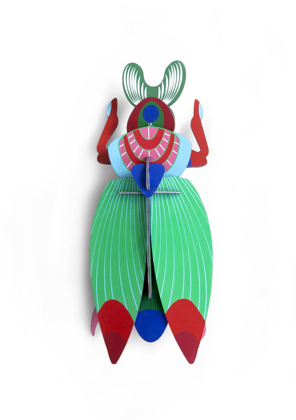 Arte de papel 3D 'Scarab Beetle Decor'