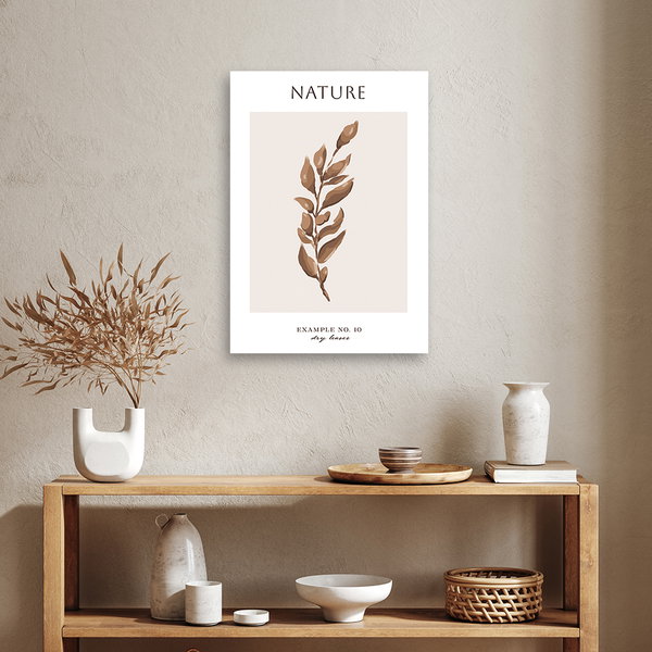 Kunstdruck auf Leinwand 'Dry Leaves #10'